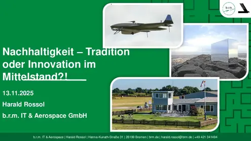 Titelseite der Vortragsfolien von Harald Rossol